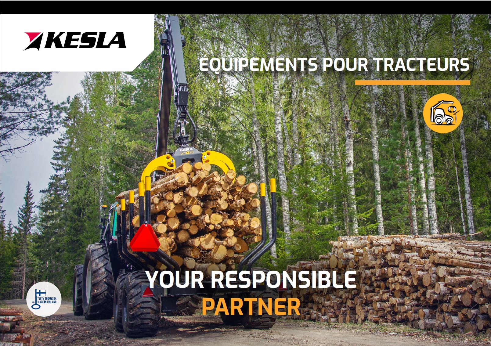 KESLA Tractor Equipment Brochure FRA